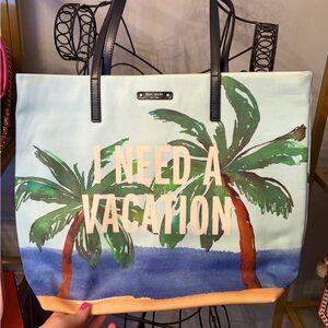 Kate Spade “I Need A Vacation” Tote